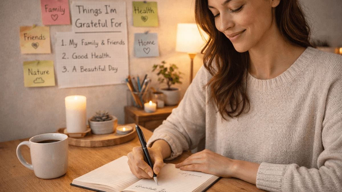 Gratitude practice for a happy life