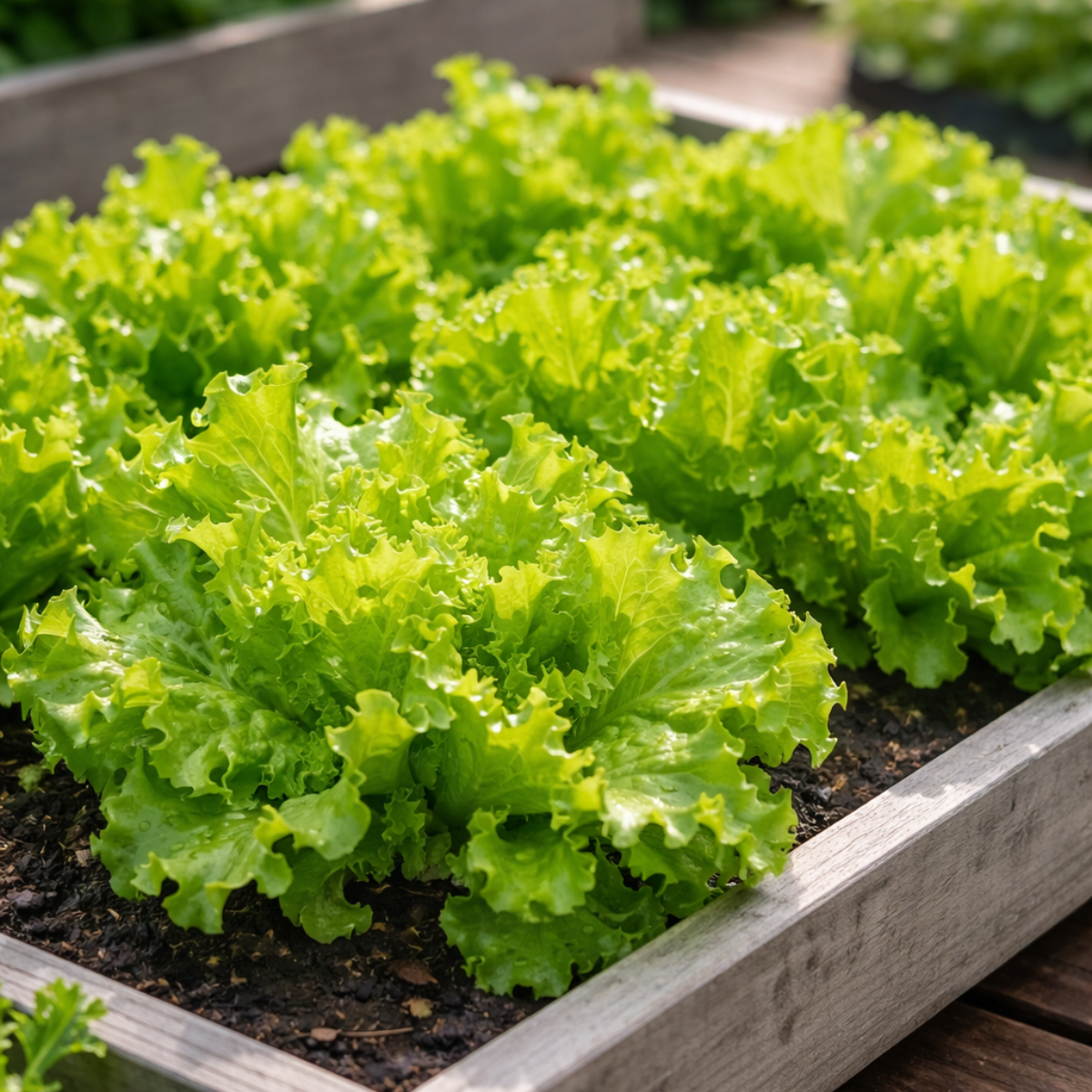 Easy vegetables to grow at home for beginners like lettuce in containers