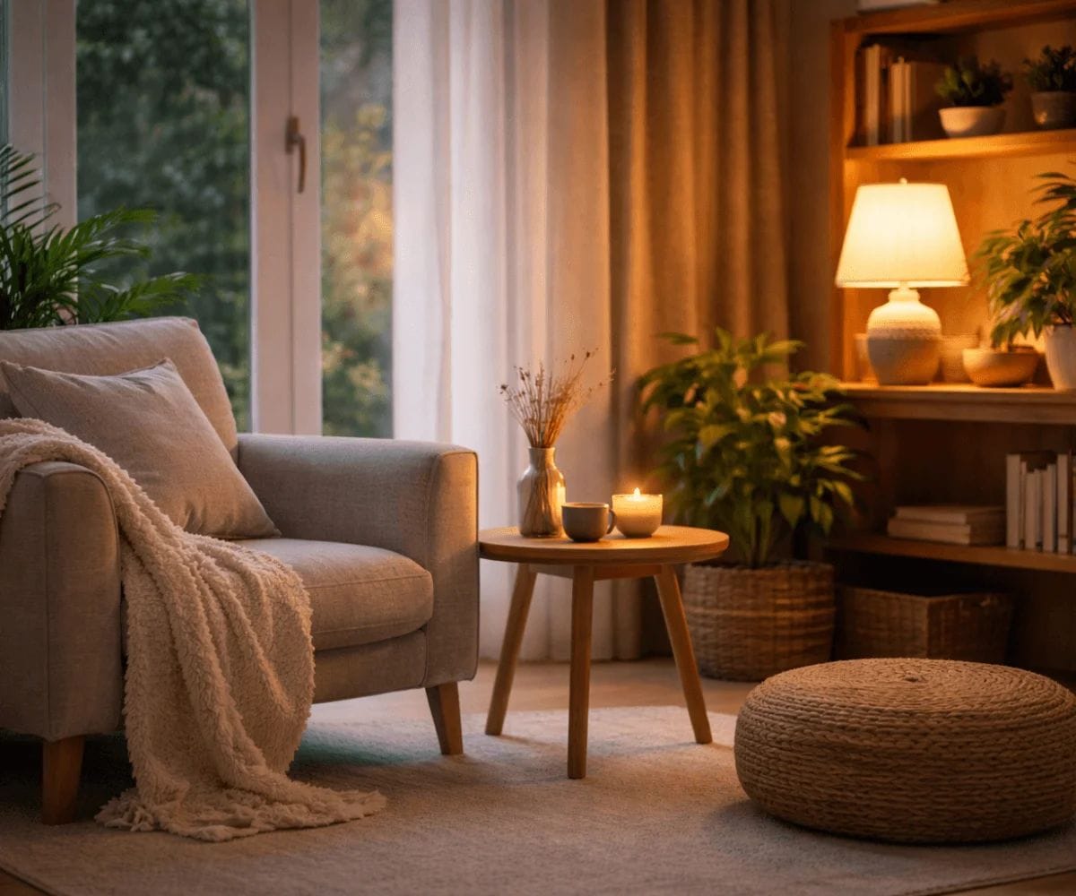 calm home environment reducing daily exhaustion