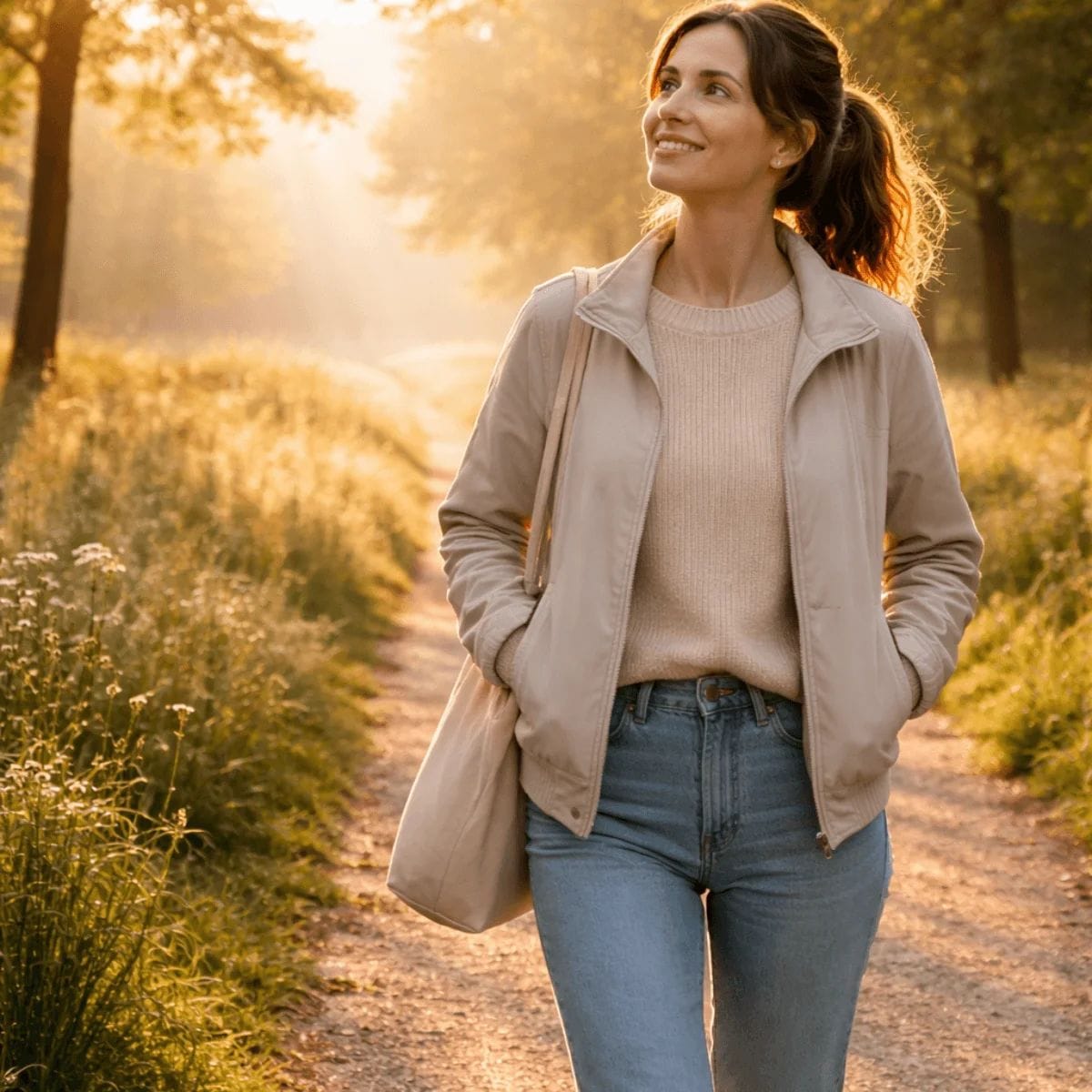 Daily walking habit for lifestyle energy reset