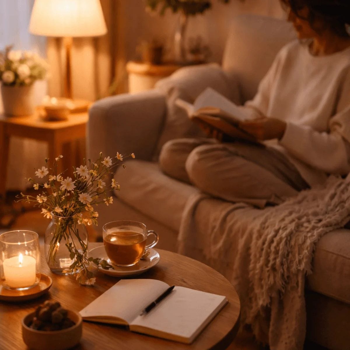 Taking a phone-free hour at home