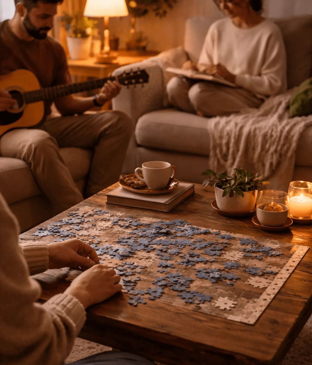 Replacing phone time with simple home activities