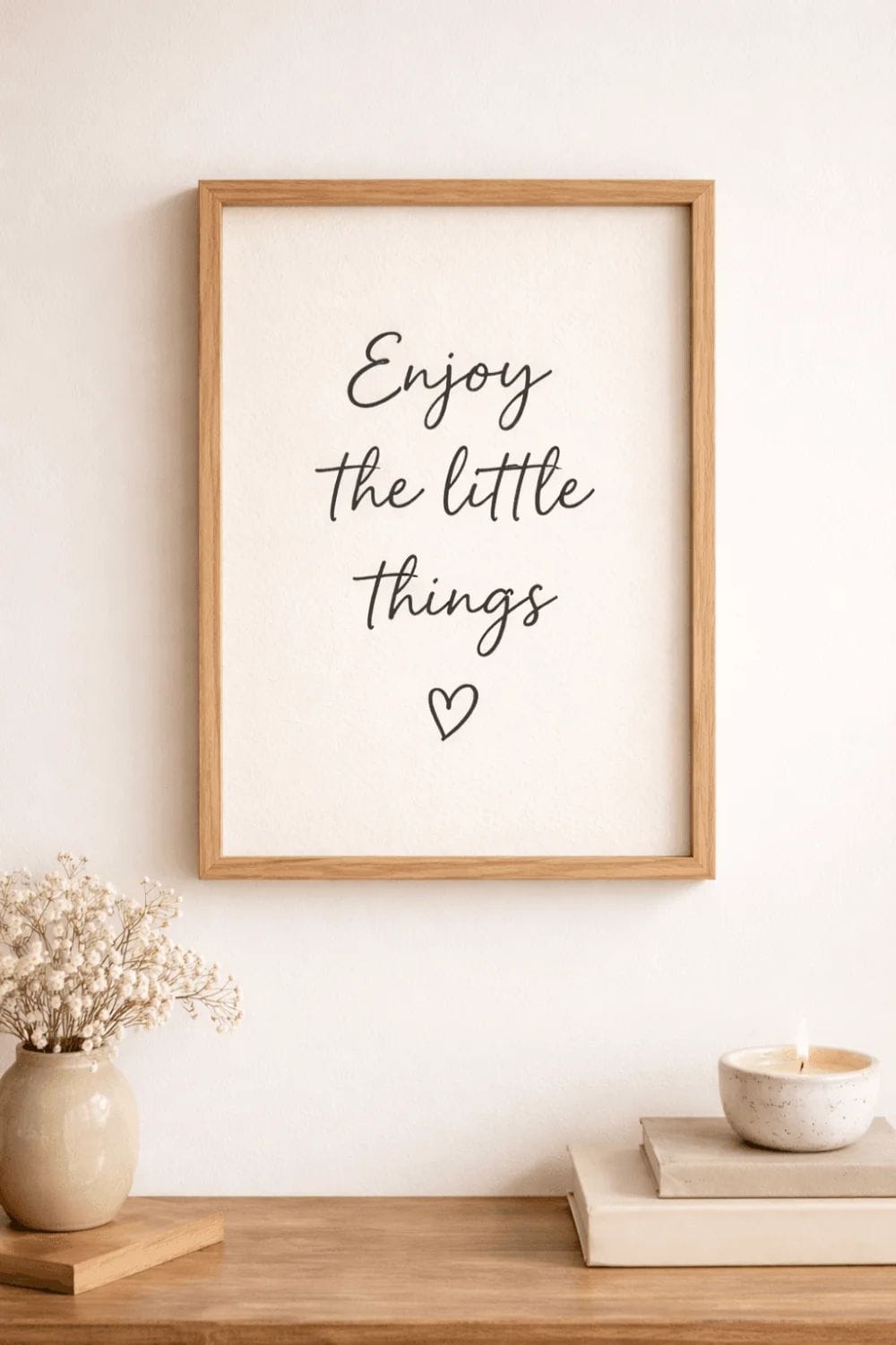 Minimalist handmade wall art gift for modern homes