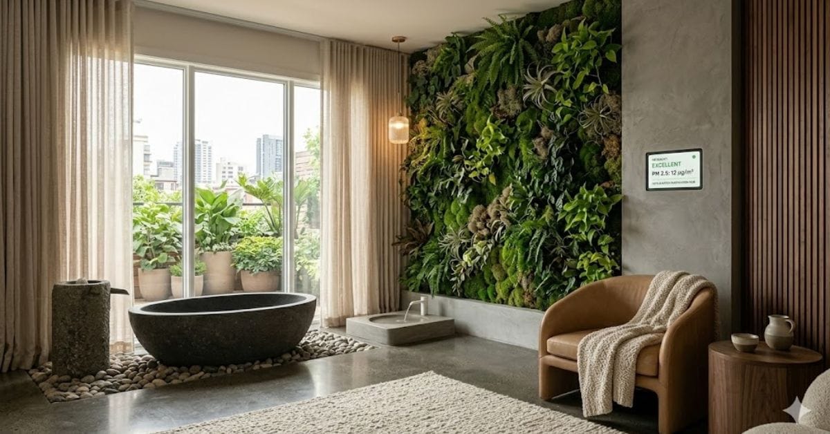 Whole Home HEPA Air Purification and Indoor Garden Wall