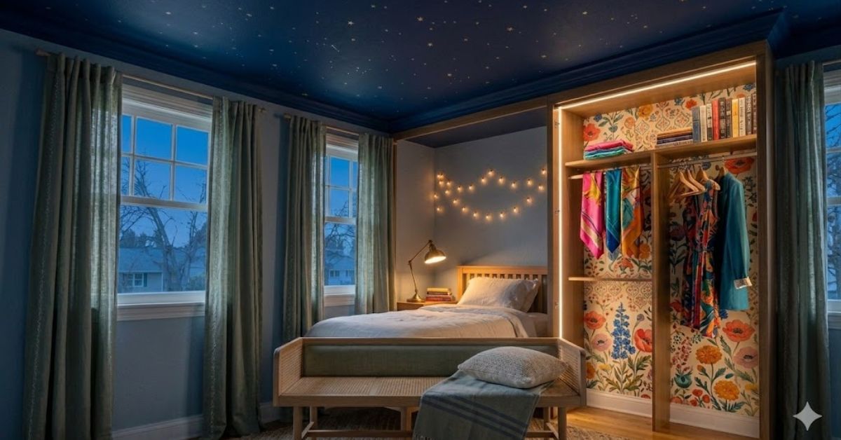 Layered lighting ideas for kids bedrooms.