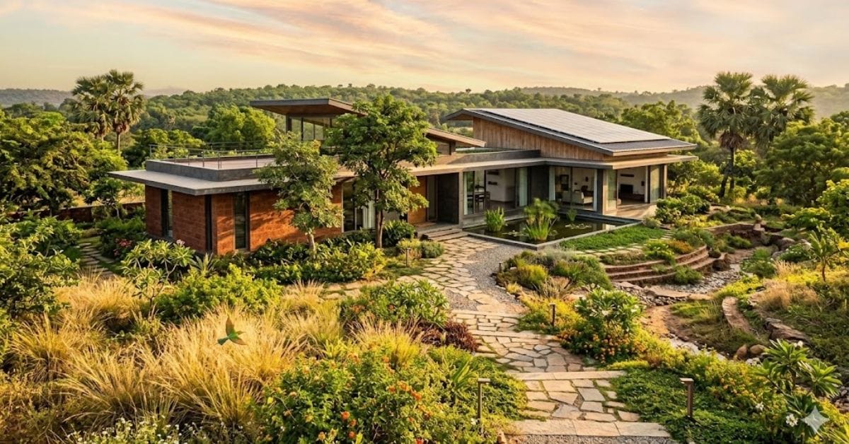 Professionally designed wildlife-friendly garden using keystone plants for strong curb appeal