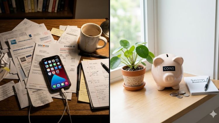 Comparison of subscription financial drain versus money saved by building an unsubscribed lifestyle.